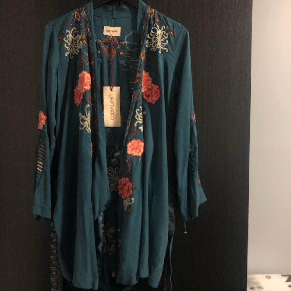 DRIFTWOOD embroidered cardigan